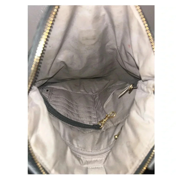 Baggallini Hanover Gray Crossbody Lightweight Bag Purse Medium Gold Hardware - Picture 8 of 8